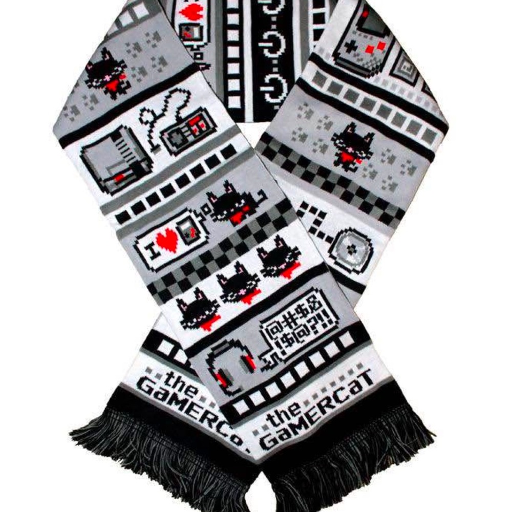 Sugar Bunny Shop Gamer Cat Scarf